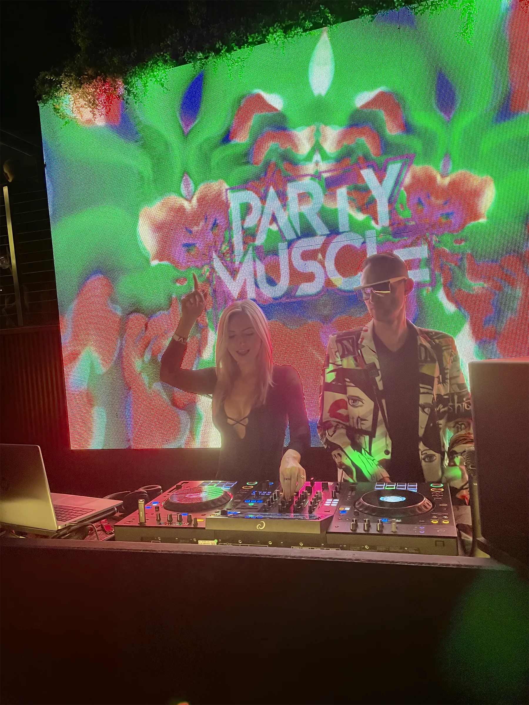 Party Muscle mid-set at Allure in Orlando